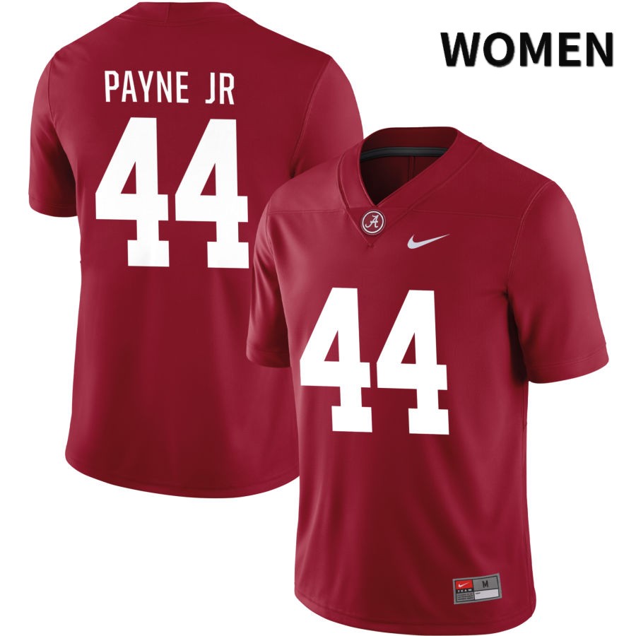 Alabama Crimson Tide Women's Damon Payne Jr #44 NIL Crimson 2022 NCAA Authentic Stitched College Football Jersey SQ16V01RS